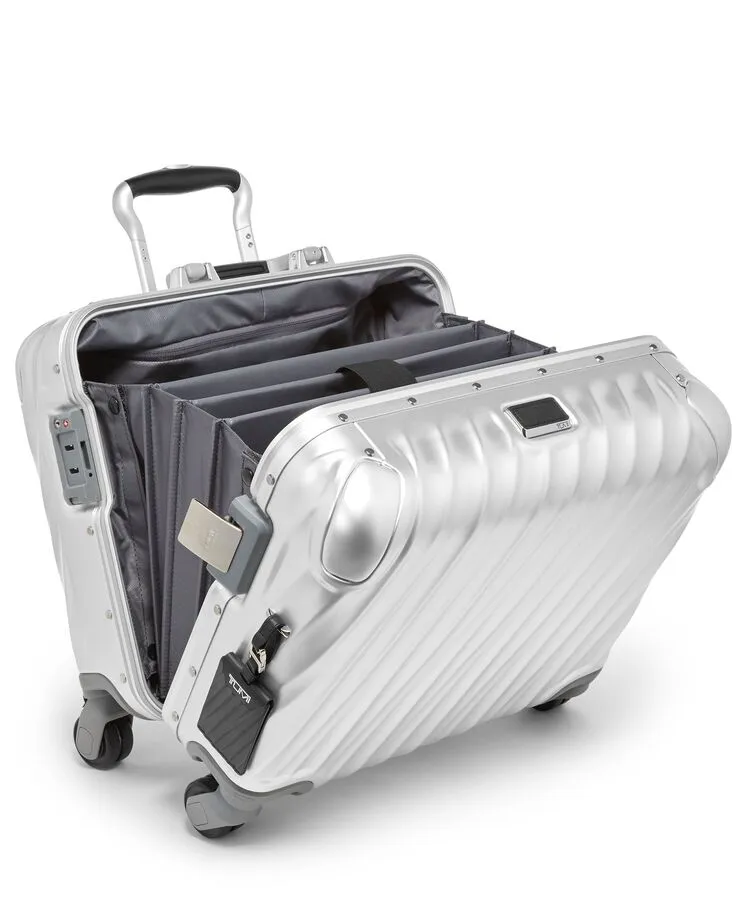 19 Degree Aluminium Compact Carry On - Silver