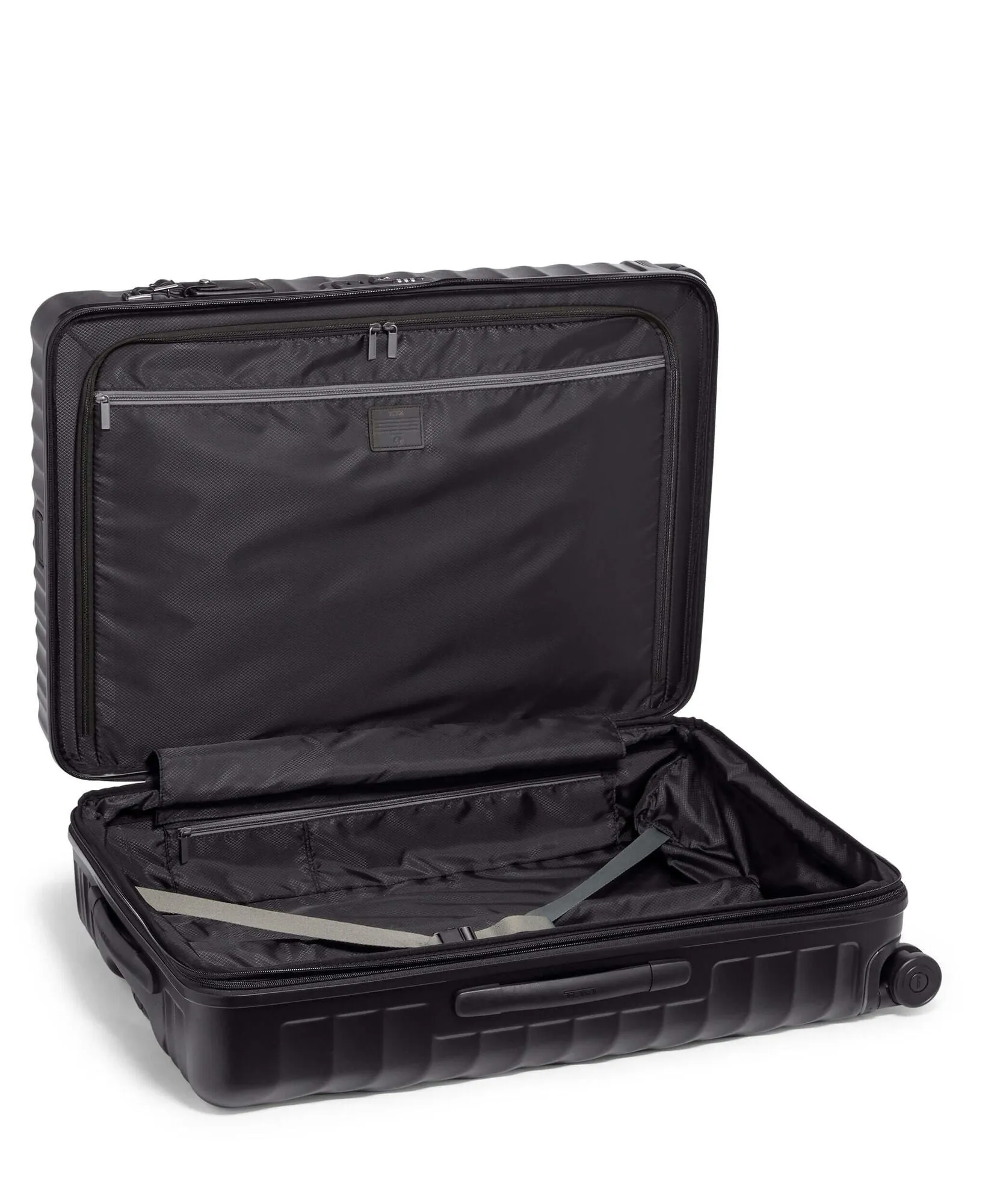 19 Degree Extended Trip Expandable 4 Wheeled Packing Case - Black Textured