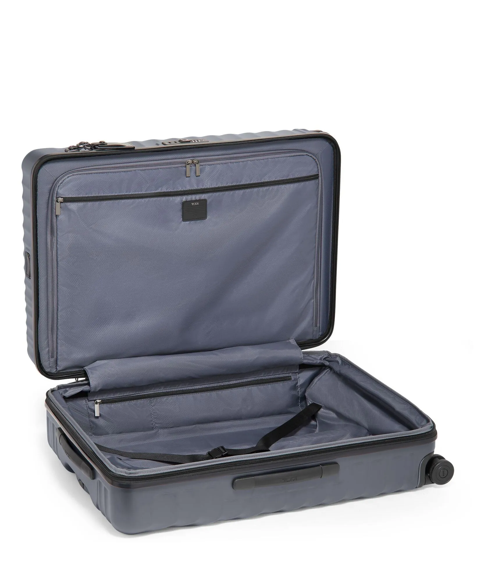 19 Degree Extended Trip Expandable 4 Wheeled Packing Case - Grey Texture