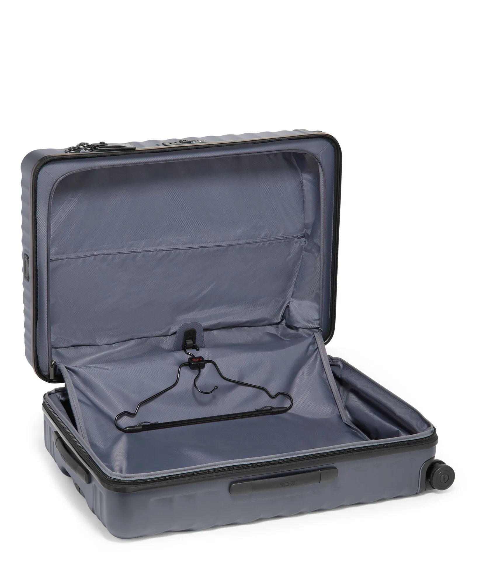 19 Degree Extended Trip Expandable 4 Wheeled Packing Case - Grey Texture