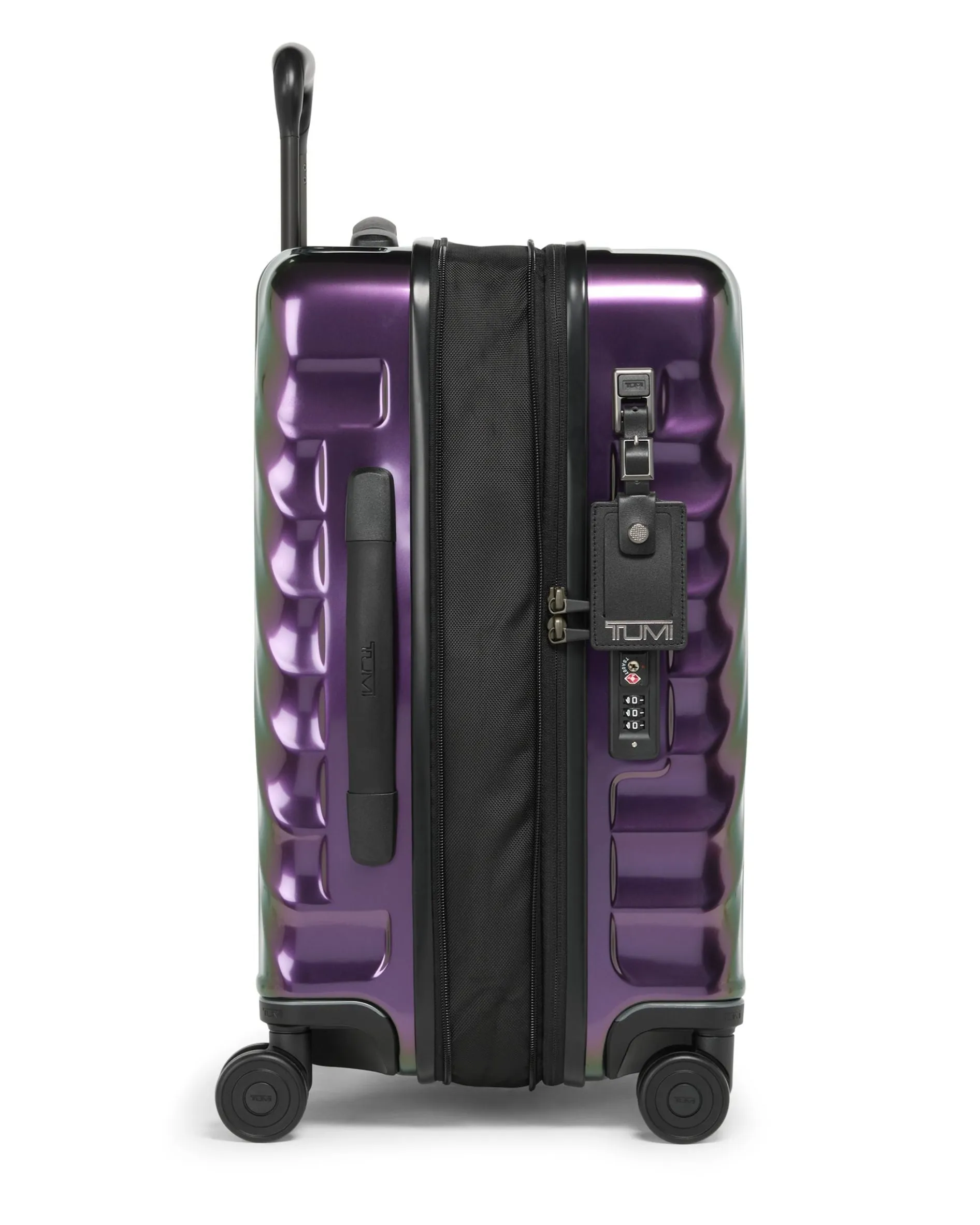 19 Degree International Expandable 4 Wheeled Carry-On - Iridescent dusk