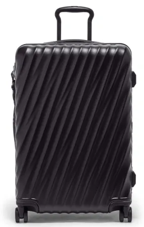 19 Degree Short Trip Expandable 4 Wheeled Packing Case - Black Textured