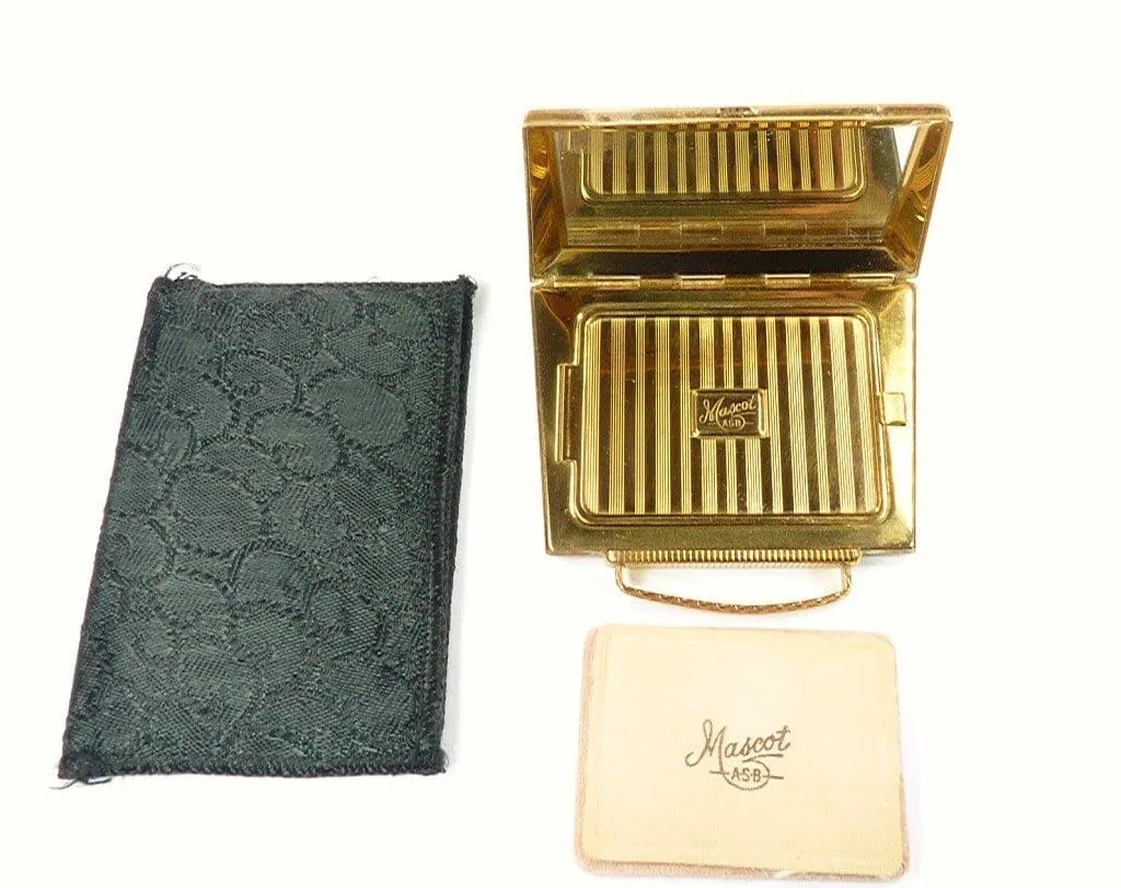 1950s Mascot Handbag Powder Compact