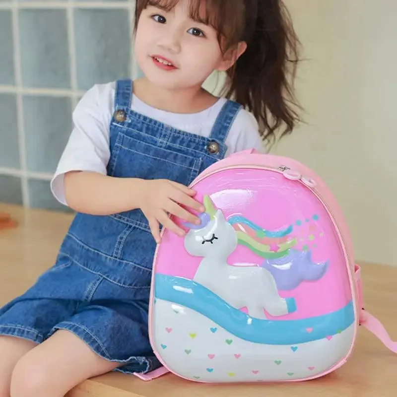 ADORABLE HARD SHELL UNICORN BACKPACK