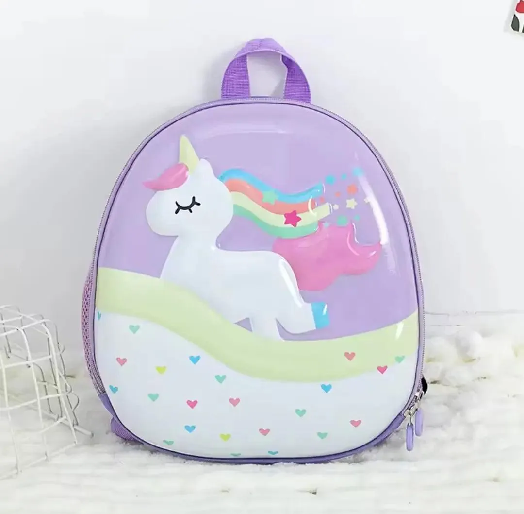 ADORABLE HARD SHELL UNICORN BACKPACK