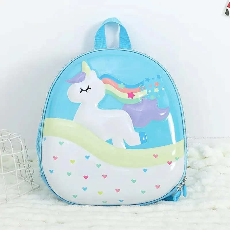 ADORABLE HARD SHELL UNICORN BACKPACK