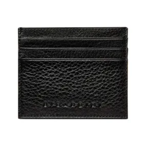 Black Floater Leather Card Wallet