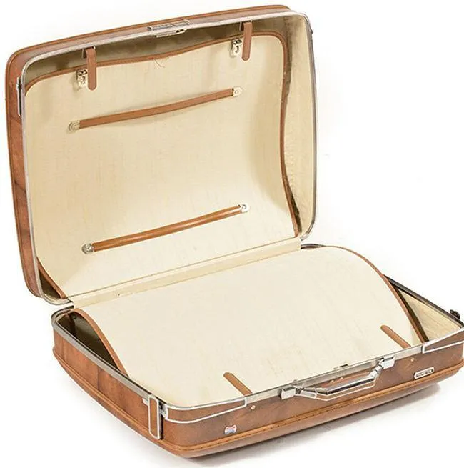 Brown Hardshell Suitcase