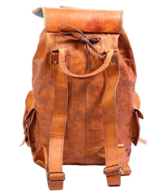 Brown Leather Denver Long Ruckback