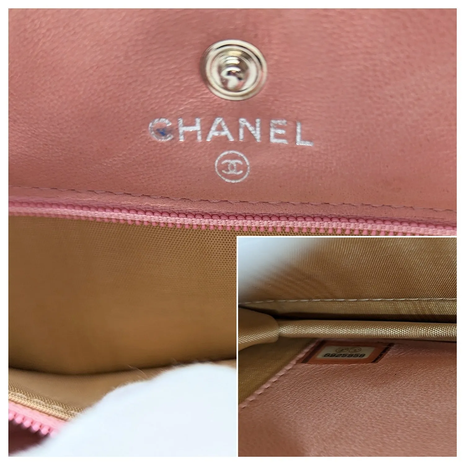 Chanel bag Vintage Pink Caviar Timeless Wallet On Chain WOC