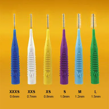 Compact Interdental Brushes - Pack of 10s