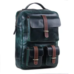 Dark Green Multi pocket backpack