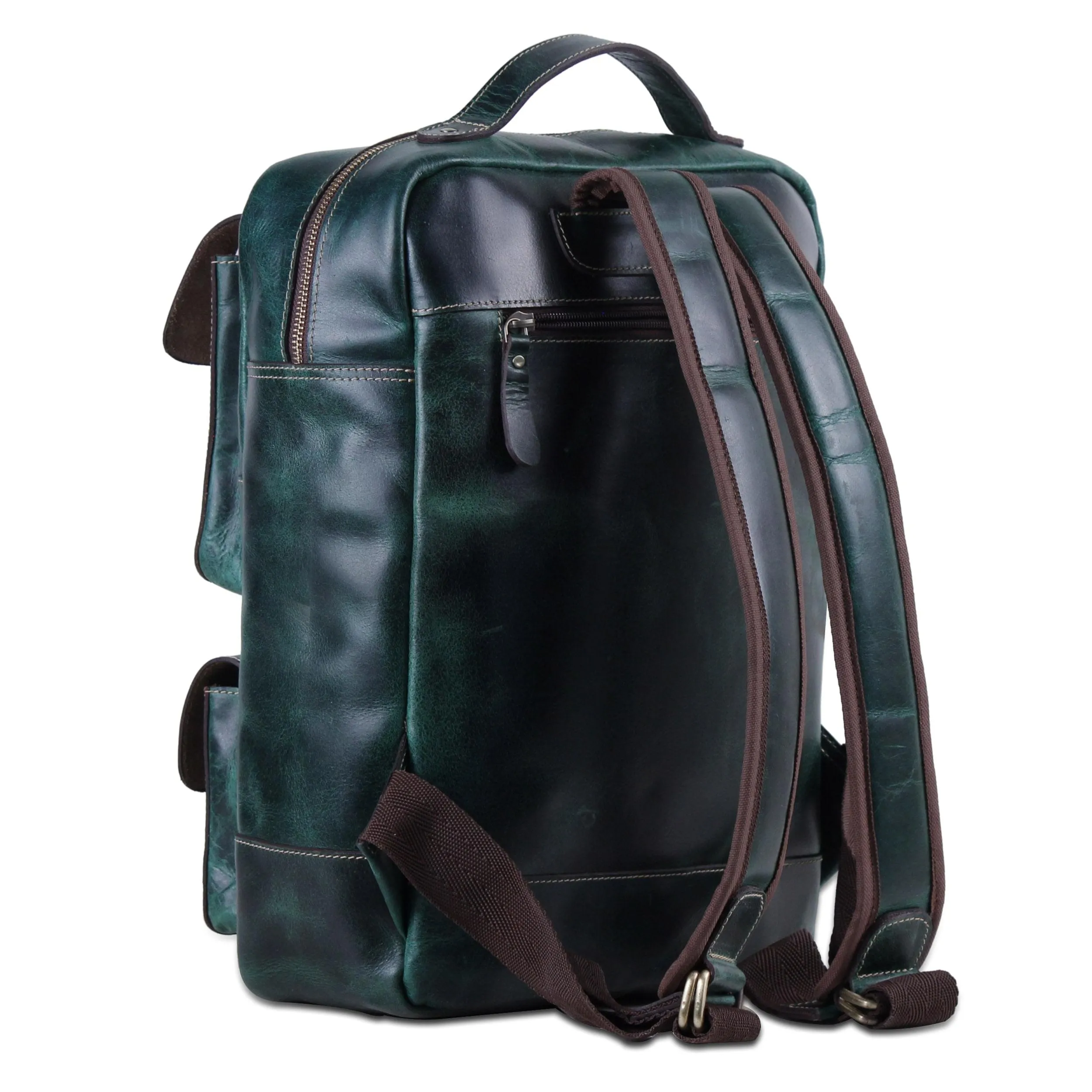 Dark Green Multi pocket backpack