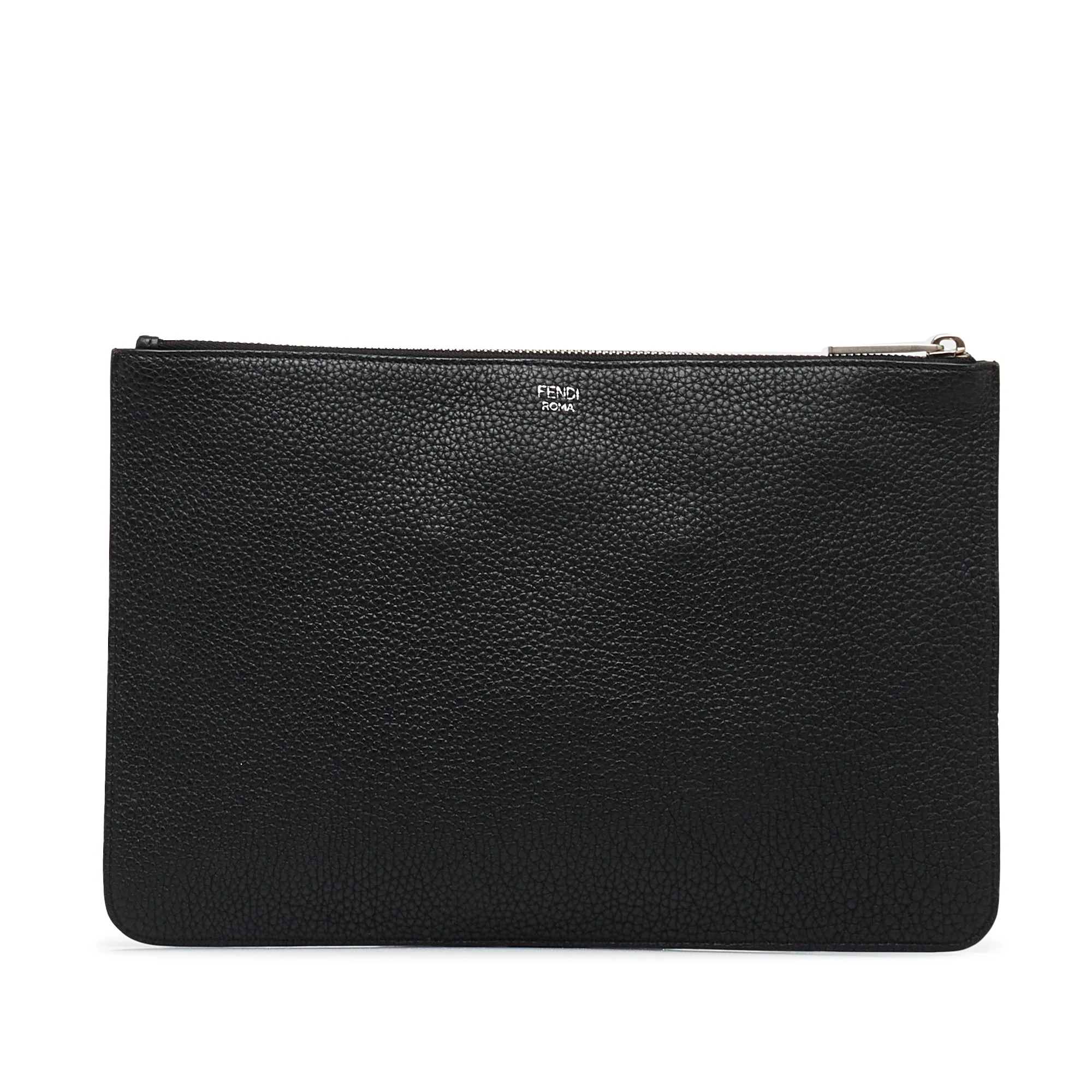 FENDI Faces Zip Clutch Clutch Bag