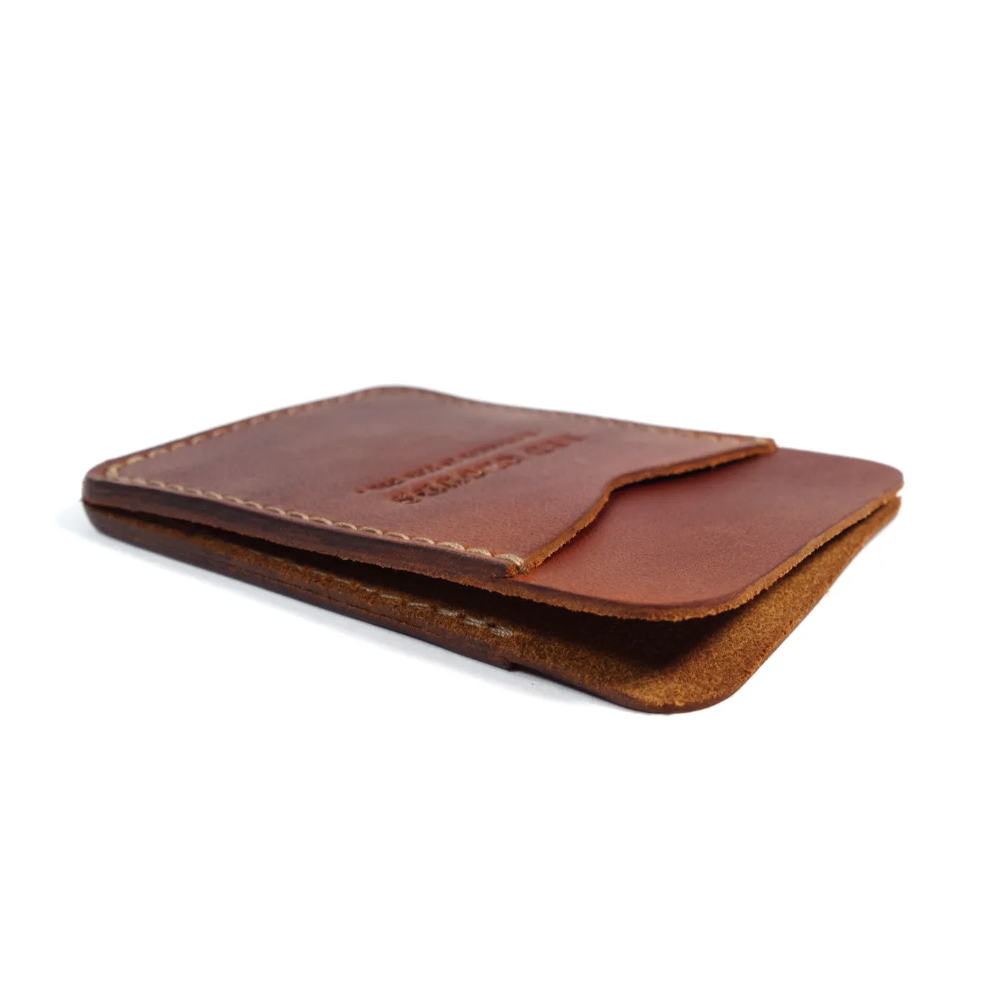 Frontside Vertical Wallet - Saddle Tan