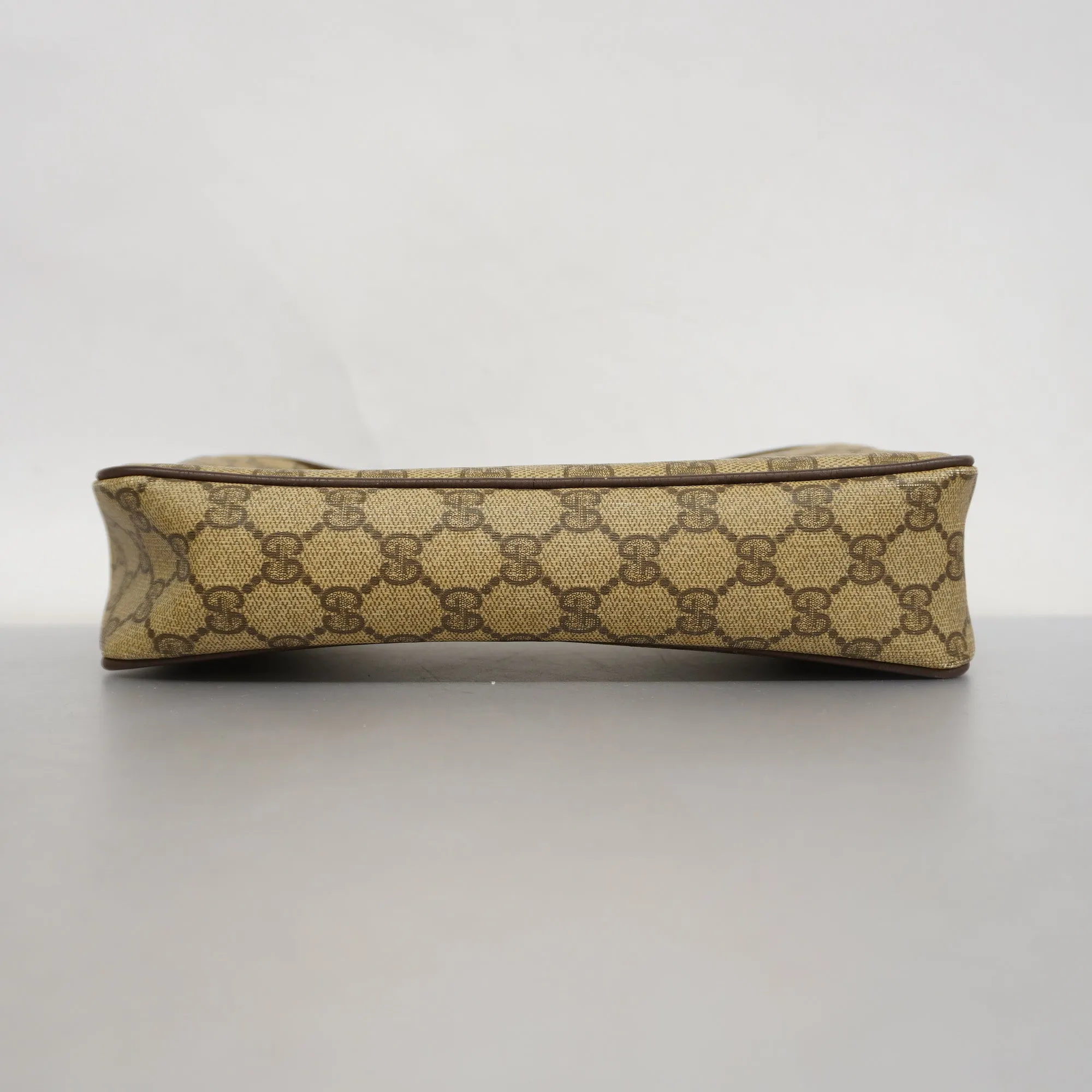 GUCCI  Clutch Bag 89.01.044 Women's GG Supreme Clutch Bag Beige,Brown