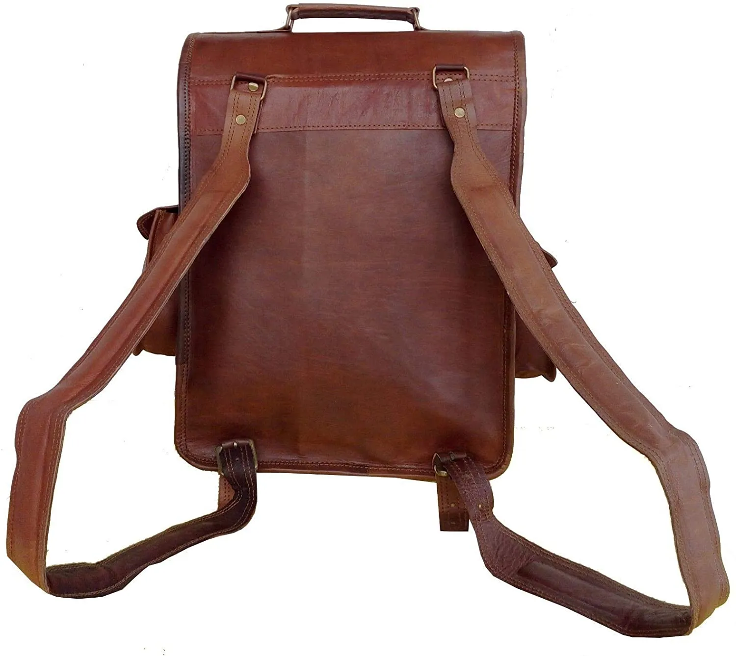 Justanned Leather Backpack Bag