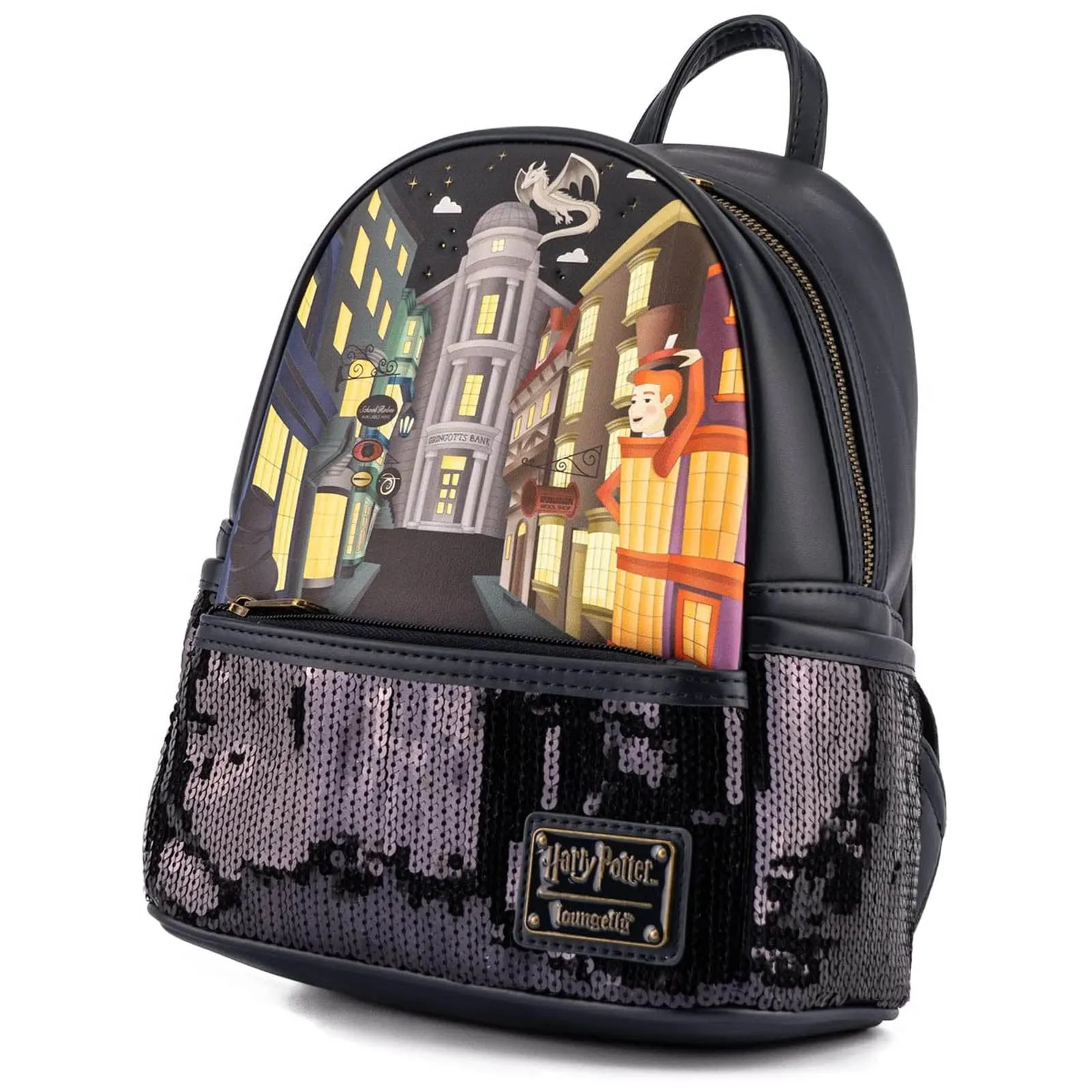 Loungefly Harry Potter Diagon Alley Sequin Mini Backpack