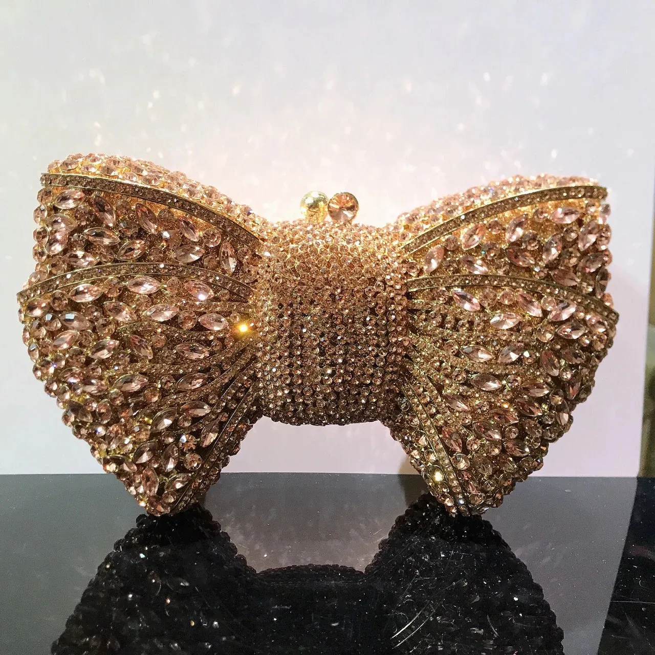 Luxury Bow Evening Clutch