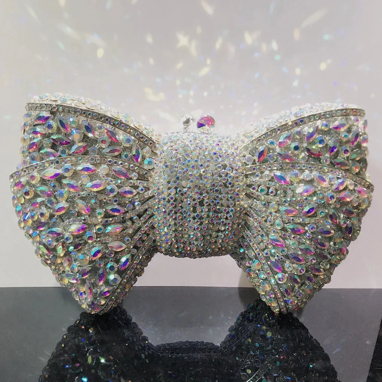 Luxury Bow Evening Clutch