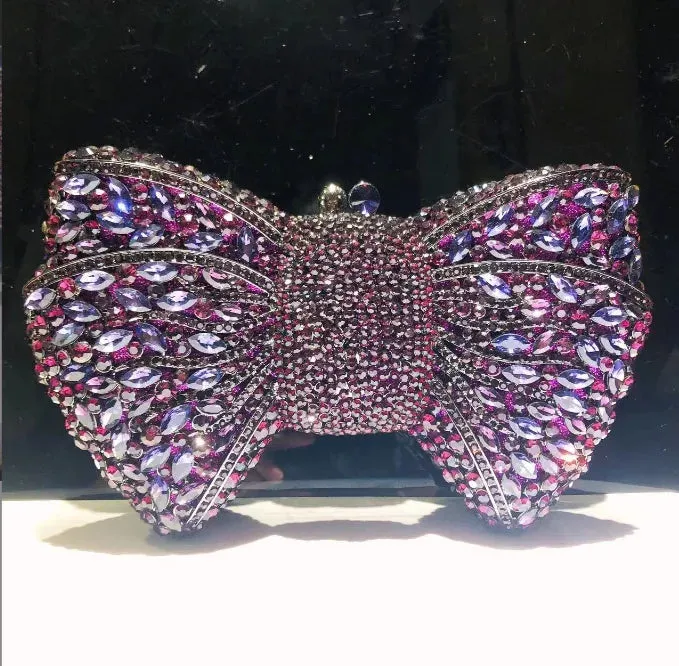 Luxury Bow Evening Clutch