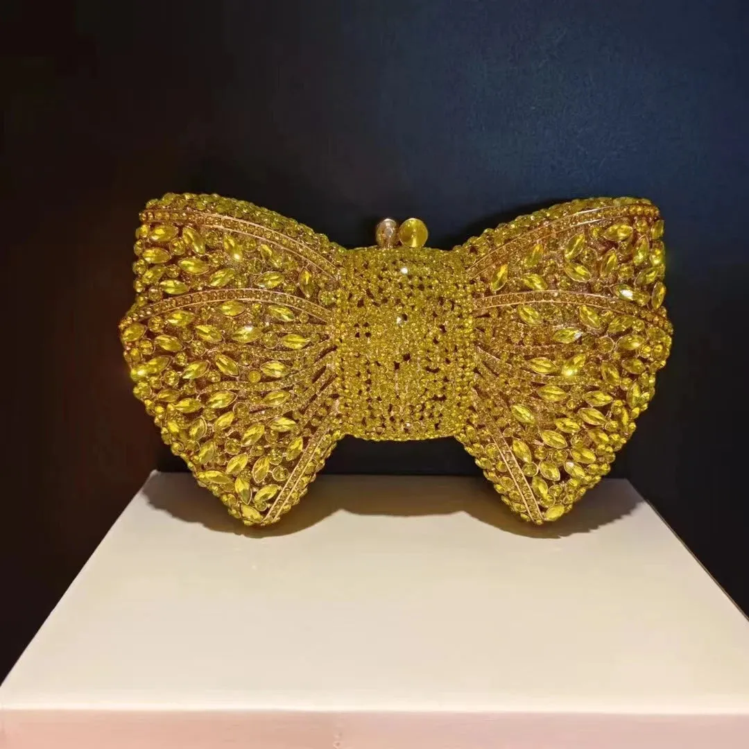 Luxury Bow Evening Clutch