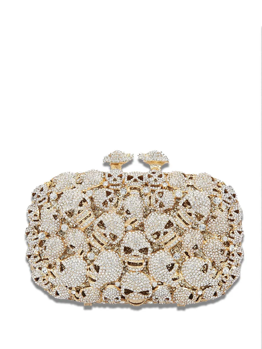 Luxury Skull Clutch