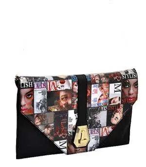 Magazine Picture Envelope Clutch