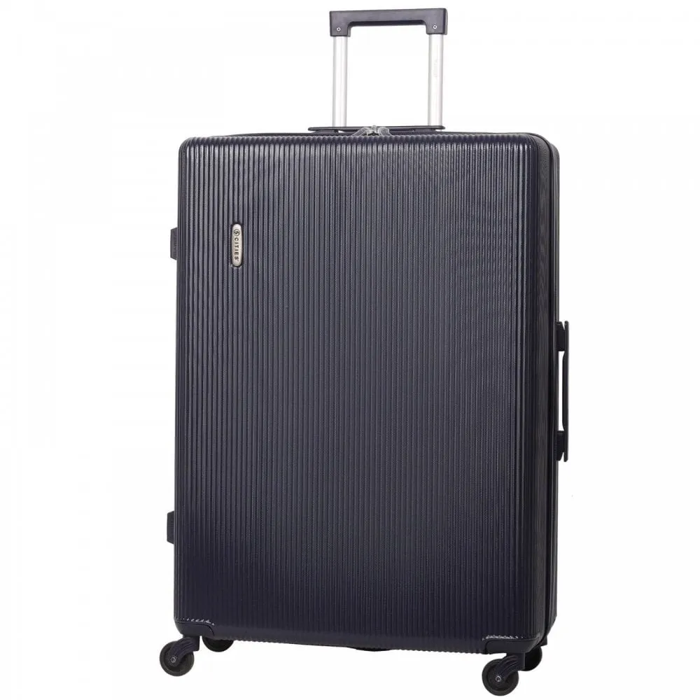 Navy Hardshell Large Suitcase - 29Inch