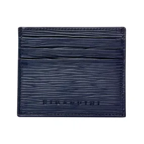 Navy Unisex Epi Leather Card Holder