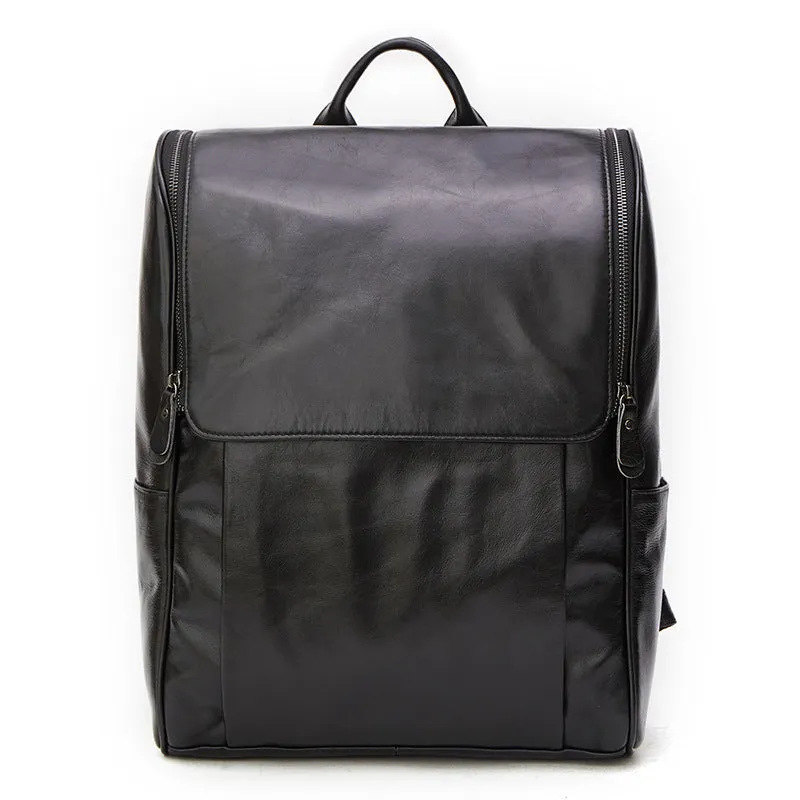 New Fashion Men Retro Leather Backpack J6390