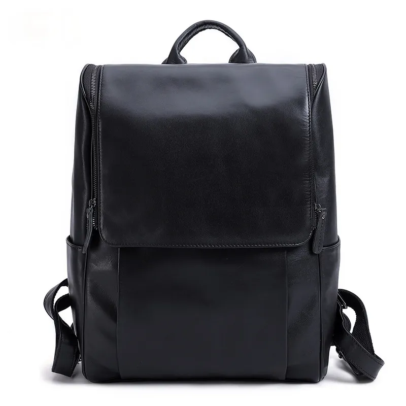 New Fashion Men Retro Leather Backpack J6390