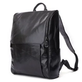 New Fashion Men Retro Leather Backpack J6390