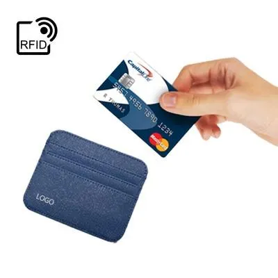 RFID Safe 6 Slot Extra Slim Leather Travel Wallet