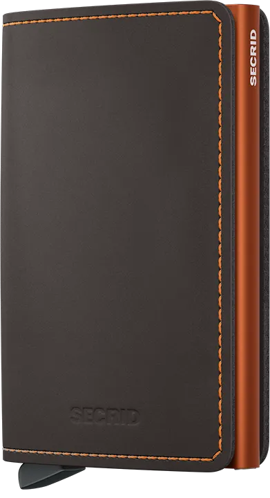 Slim Wallet | Matte Truffle Orange