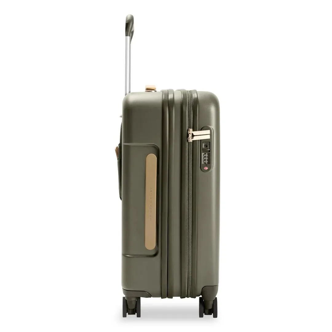 Sympatico Essential 56cm Carry-On Expandable Spinner - Olive