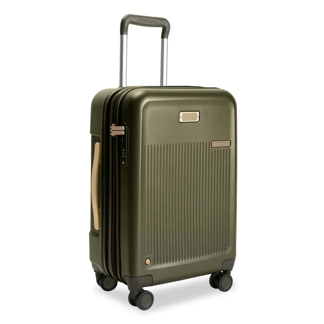 Sympatico Essential 56cm Carry-On Expandable Spinner - Olive