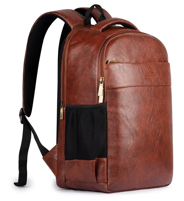 THE CLOWNFISH Laptop Backpack - Stylish Water-Resistant Design | 31L | Tan