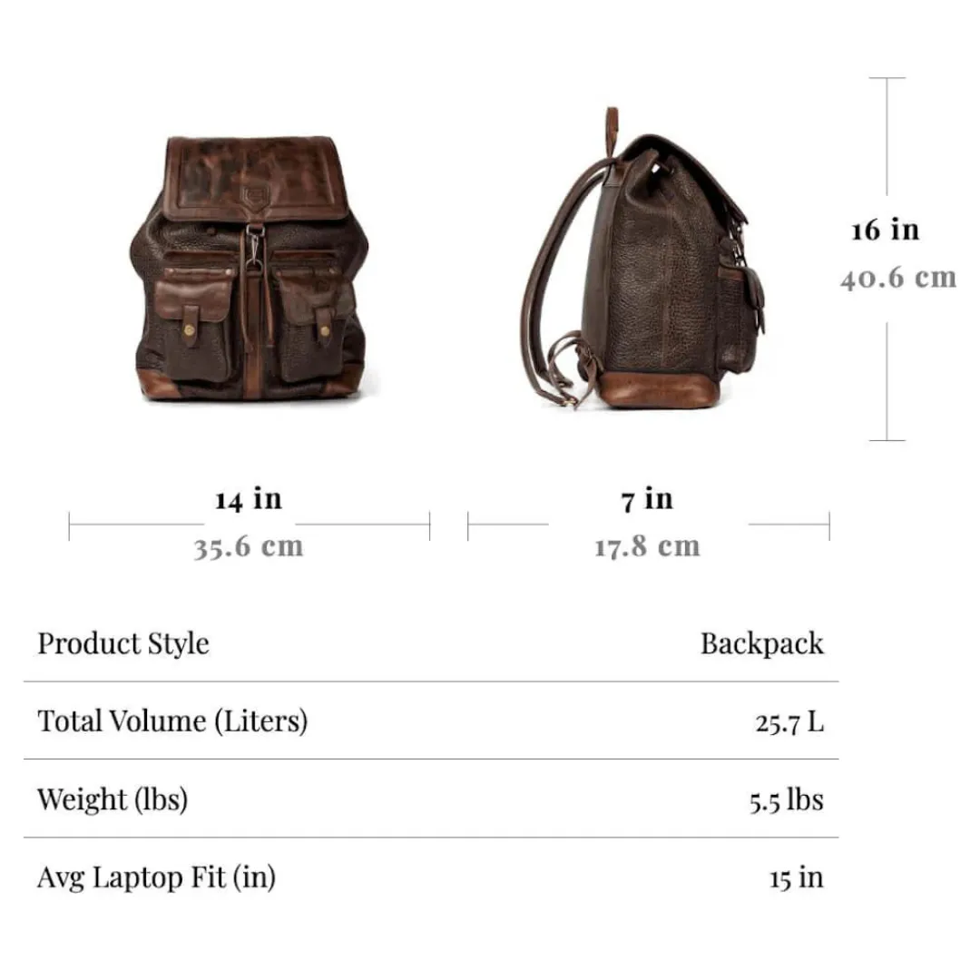 Theodore Leather Backpack