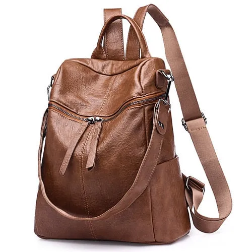 Vintage Leather Backpack